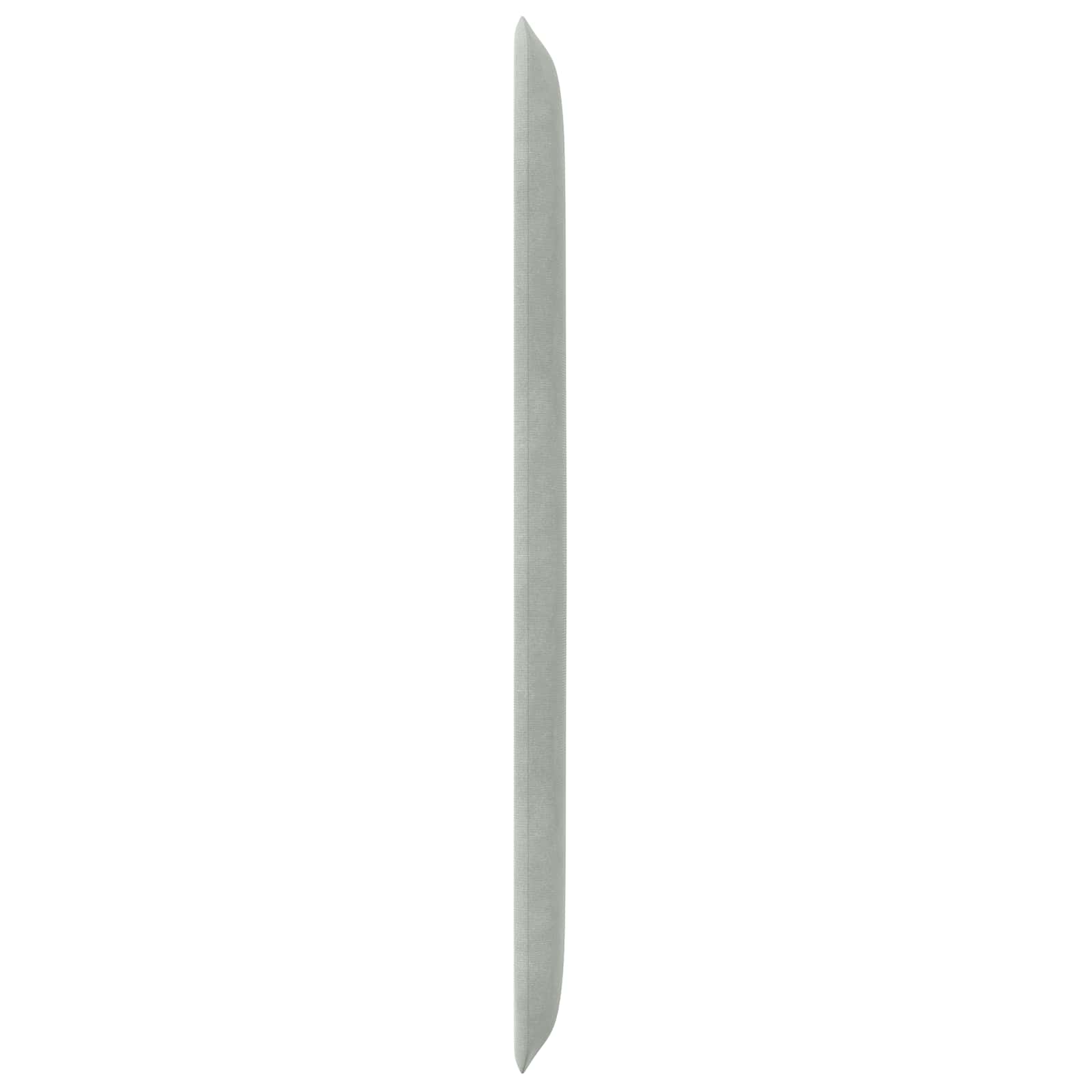 Oreille de tête de lit Gris clair 80 x 16 x 4 cm Velours - XIOS