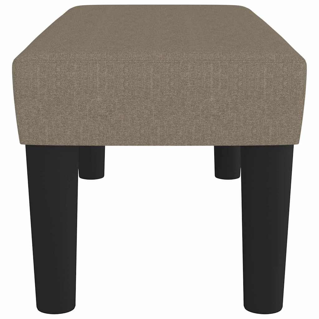 Banc Taupe 70x30x30 cm Tissu - XIOS