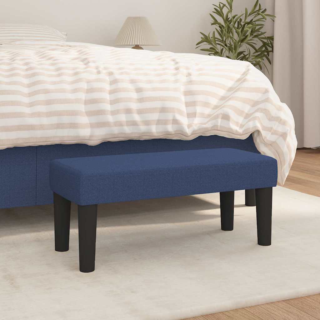 Banc Bleu 70x30x30 cm Tissu - XIOS