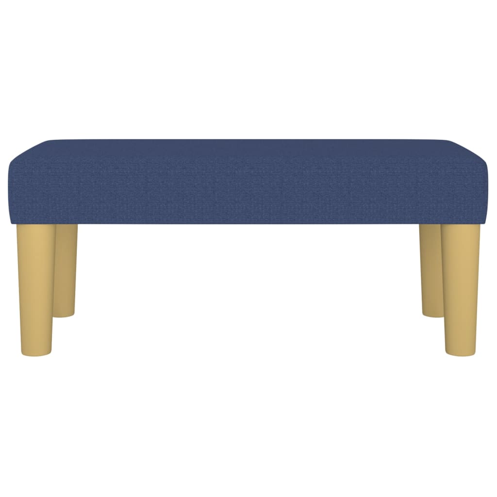 Banc Bleu 70x30x30 cm Tissu - XIOS
