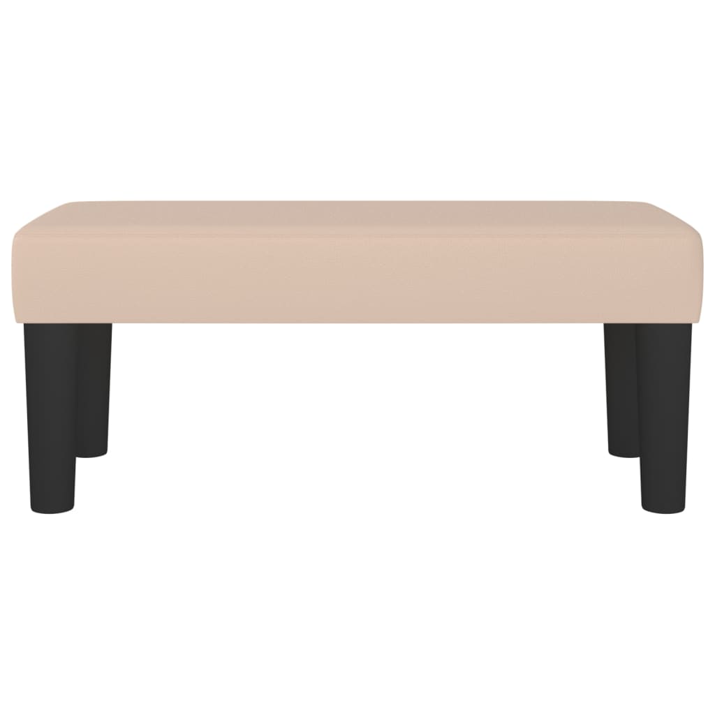 Banc Cappuccino 70x30x30 cm Similicuir - XIOS