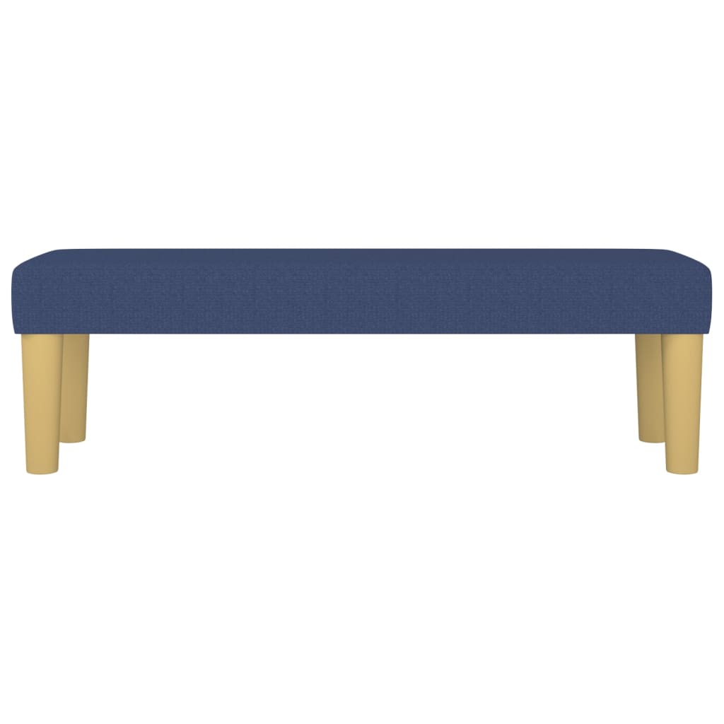 Banc Bleu 100x30x30 cm Tissu - XIOS