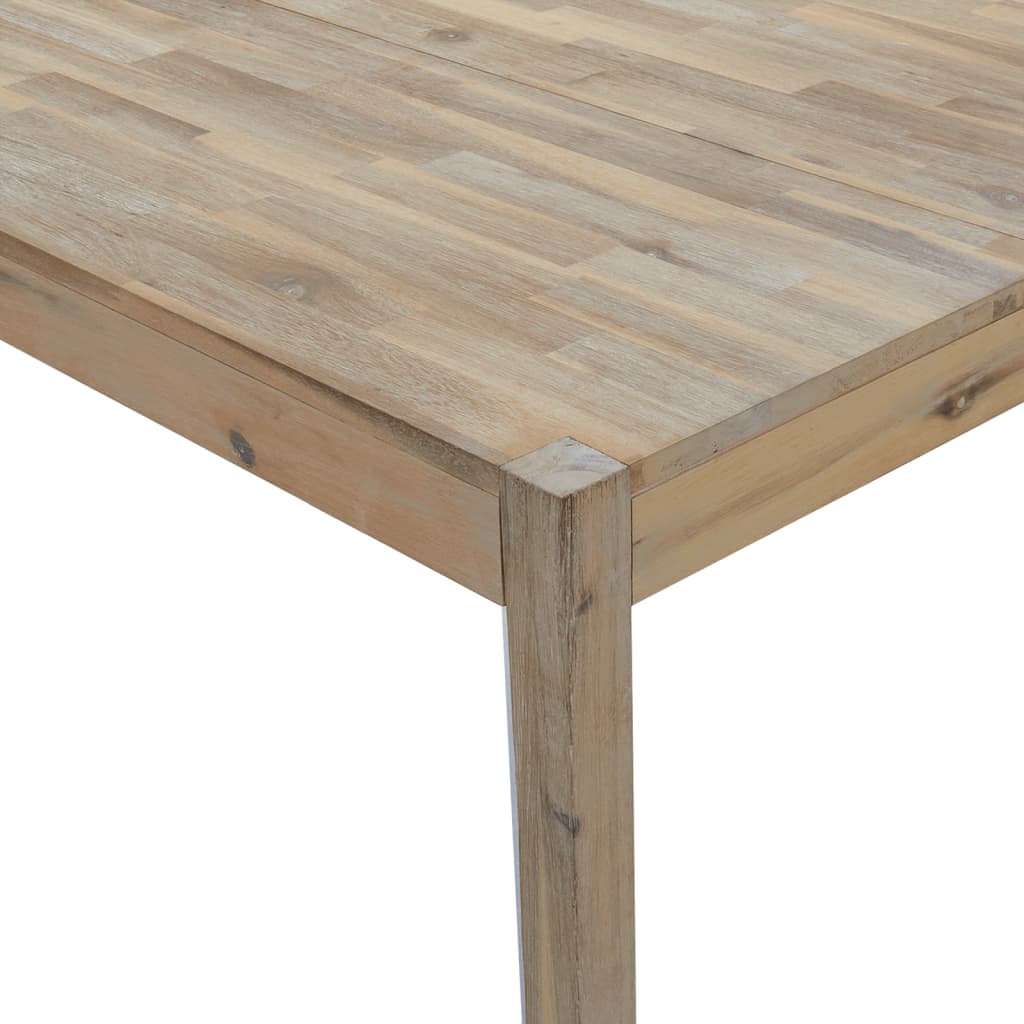 Ensemble à dîner 7 pcs Bois d'acacia solide - XIOS