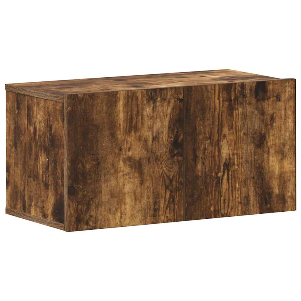 Ensemble de meubles TV 10 pcs Chêne fumé Bois d'ingénierie - XIOS