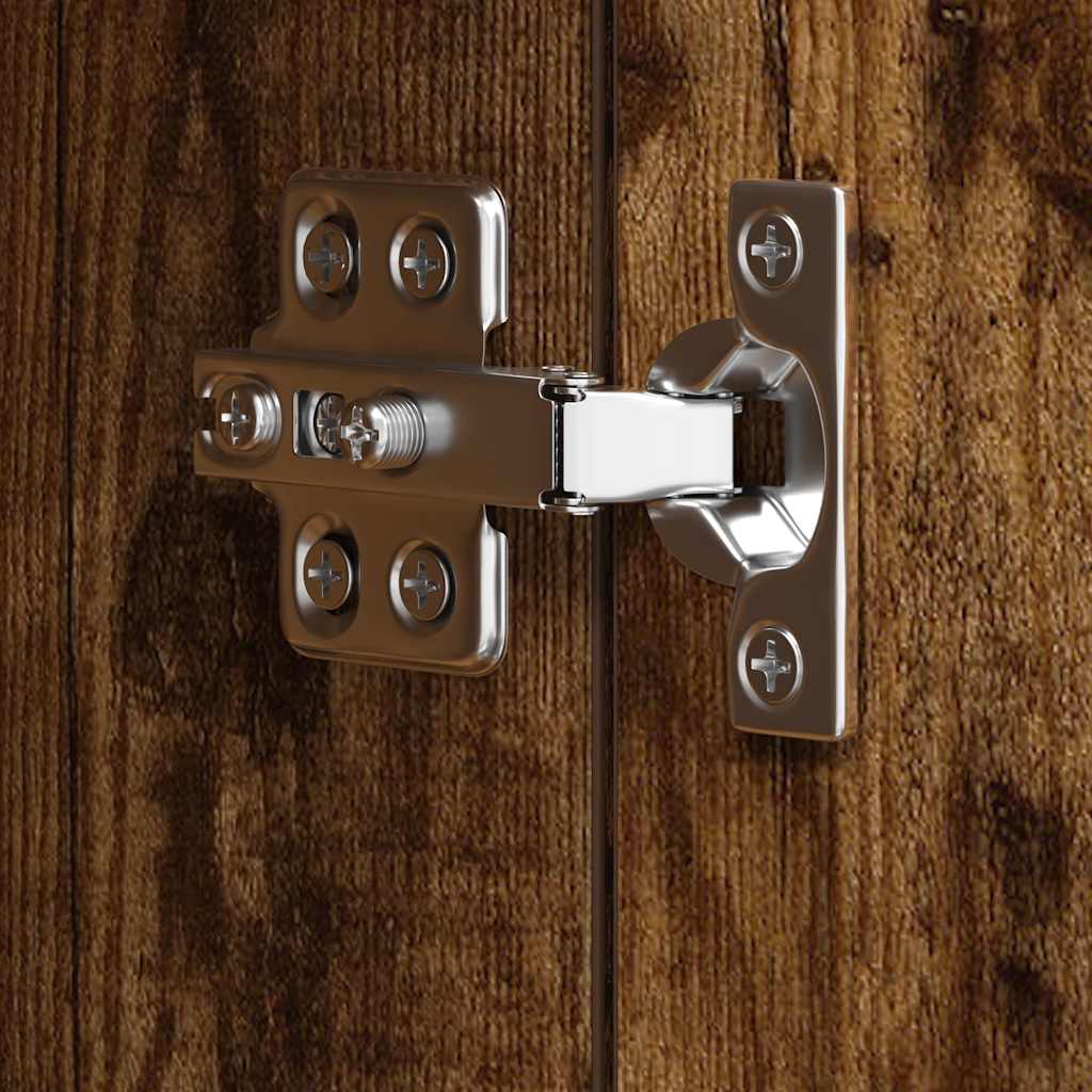 Ensemble de meubles TV 10 pcs Chêne fumé Bois d'ingénierie - XIOS