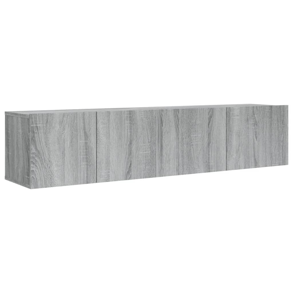 Ensemble de meubles TV 2 pcs Sonoma gris Bois d'ingénierie - XIOS