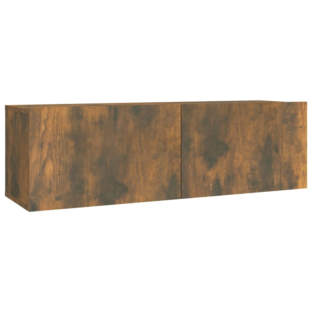 Ensemble de meubles TV 2 pcs Chêne fumé Bois d'ingénierie - XIOS
