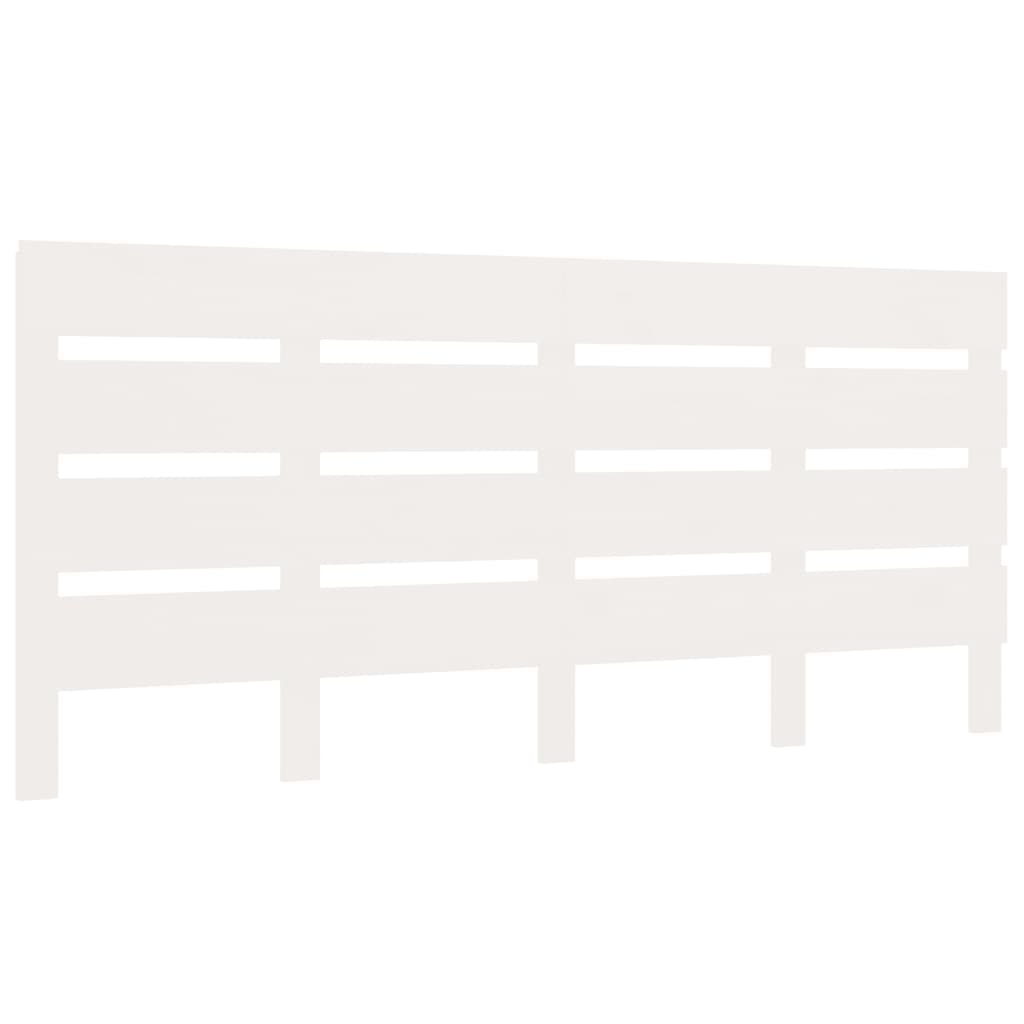 Cadre de lit sans matelas blanc 120x200 cm bois de pin massif - XIOS