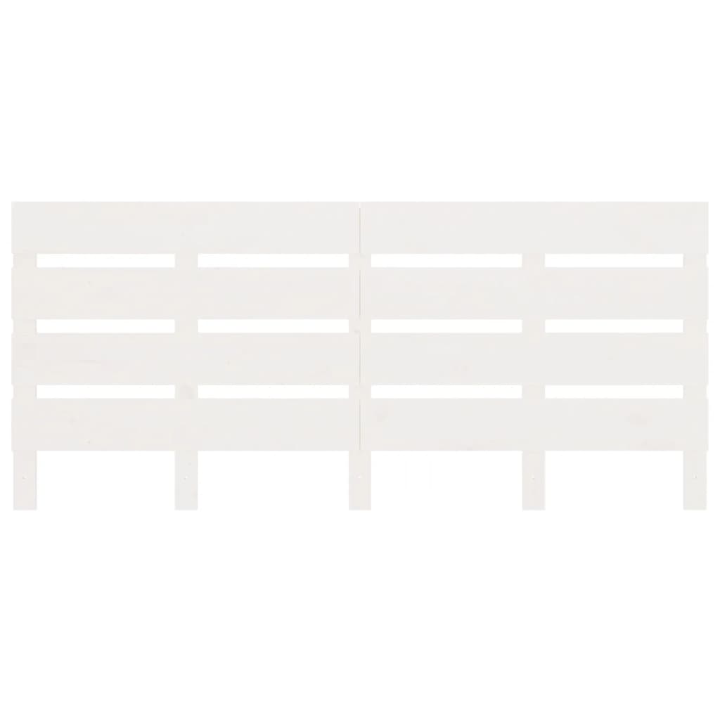 Cadre de lit sans matelas blanc 120x200 cm bois de pin massif - XIOS