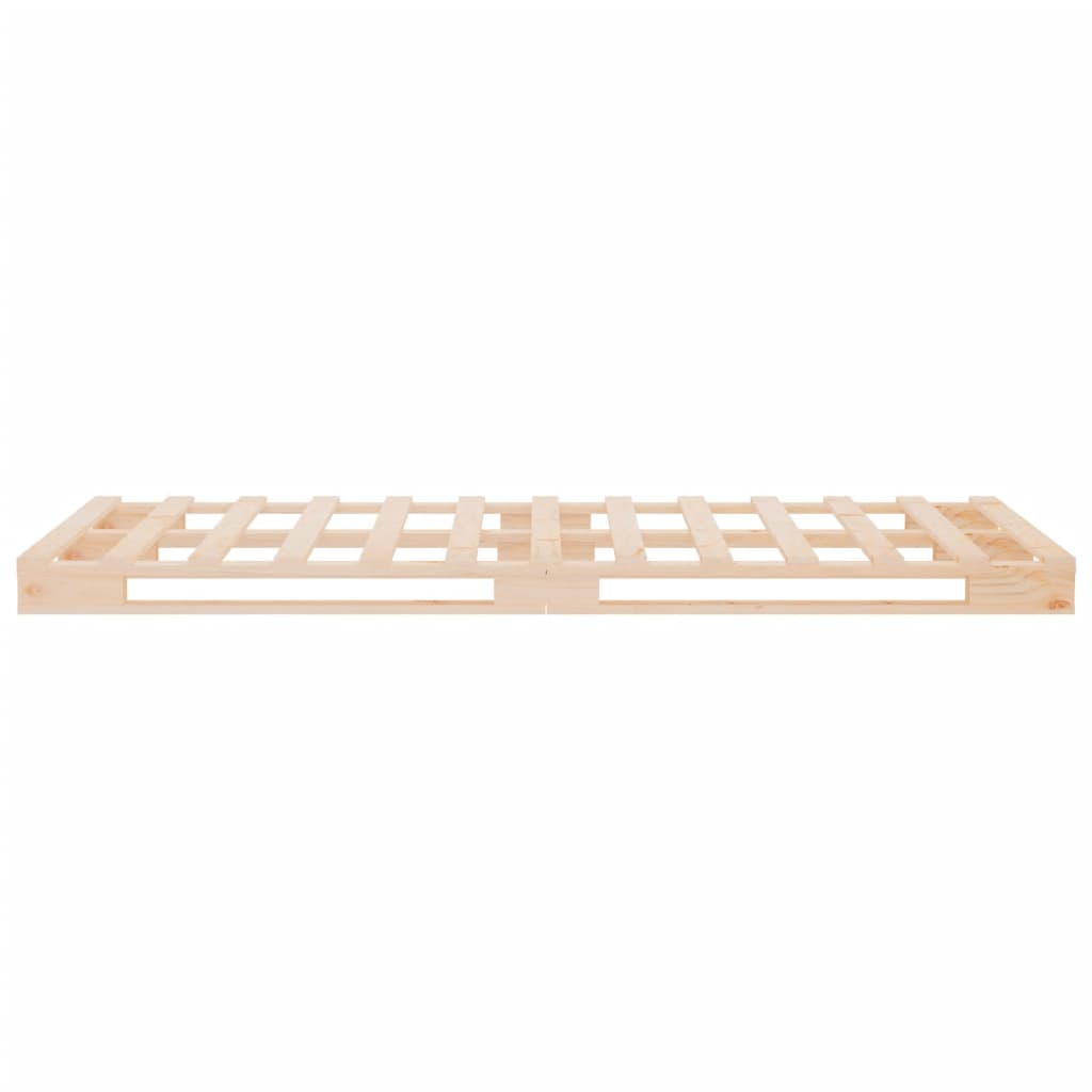 Cadre de lit sans matelas 75x190 cm bois de pin massif - XIOS