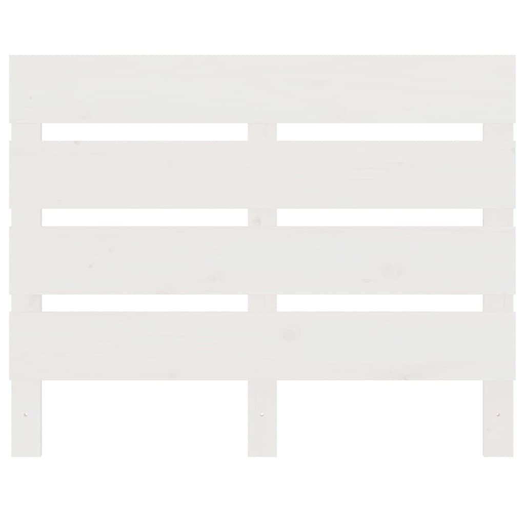 Cadre de lit sans matelas blanc 75x190 cm bois de pin massif - XIOS