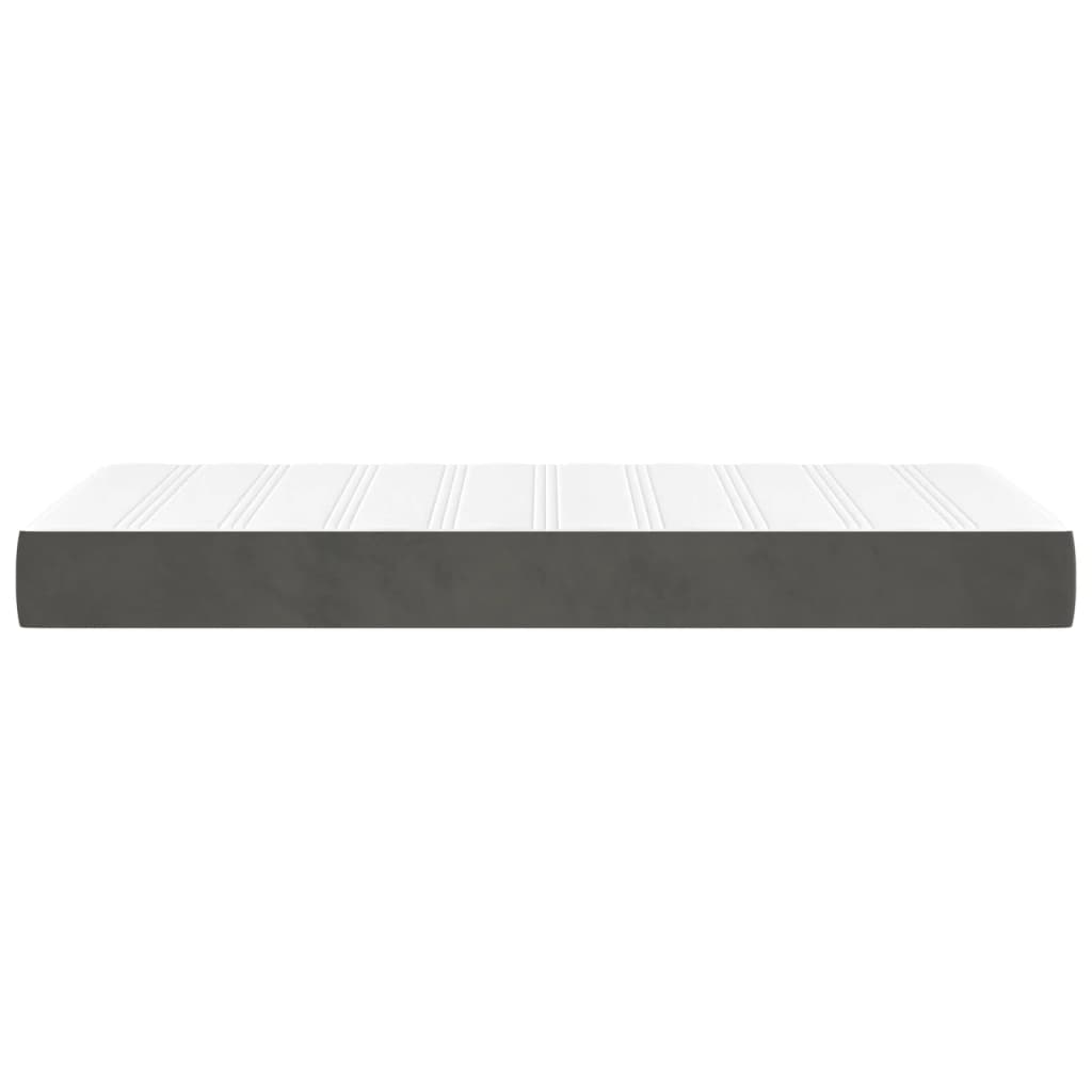 Matelas de lit à ressorts ensachés Gris foncé 80x200x20 cm - XIOS
