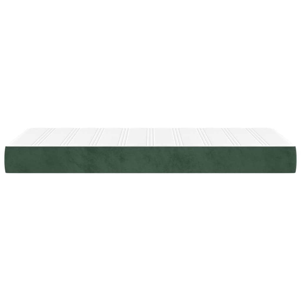 Matelas de lit à ressorts ensachés Vert foncé 100x200x20 cm - XIOS