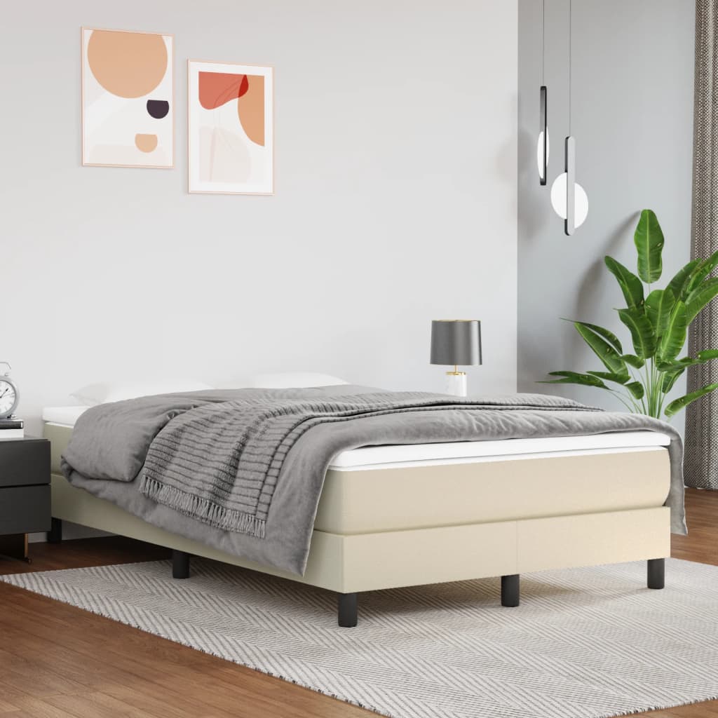 Matelas de lit à ressorts ensachés fermeté moyenne Crème 120x200x20 cm - XIOS