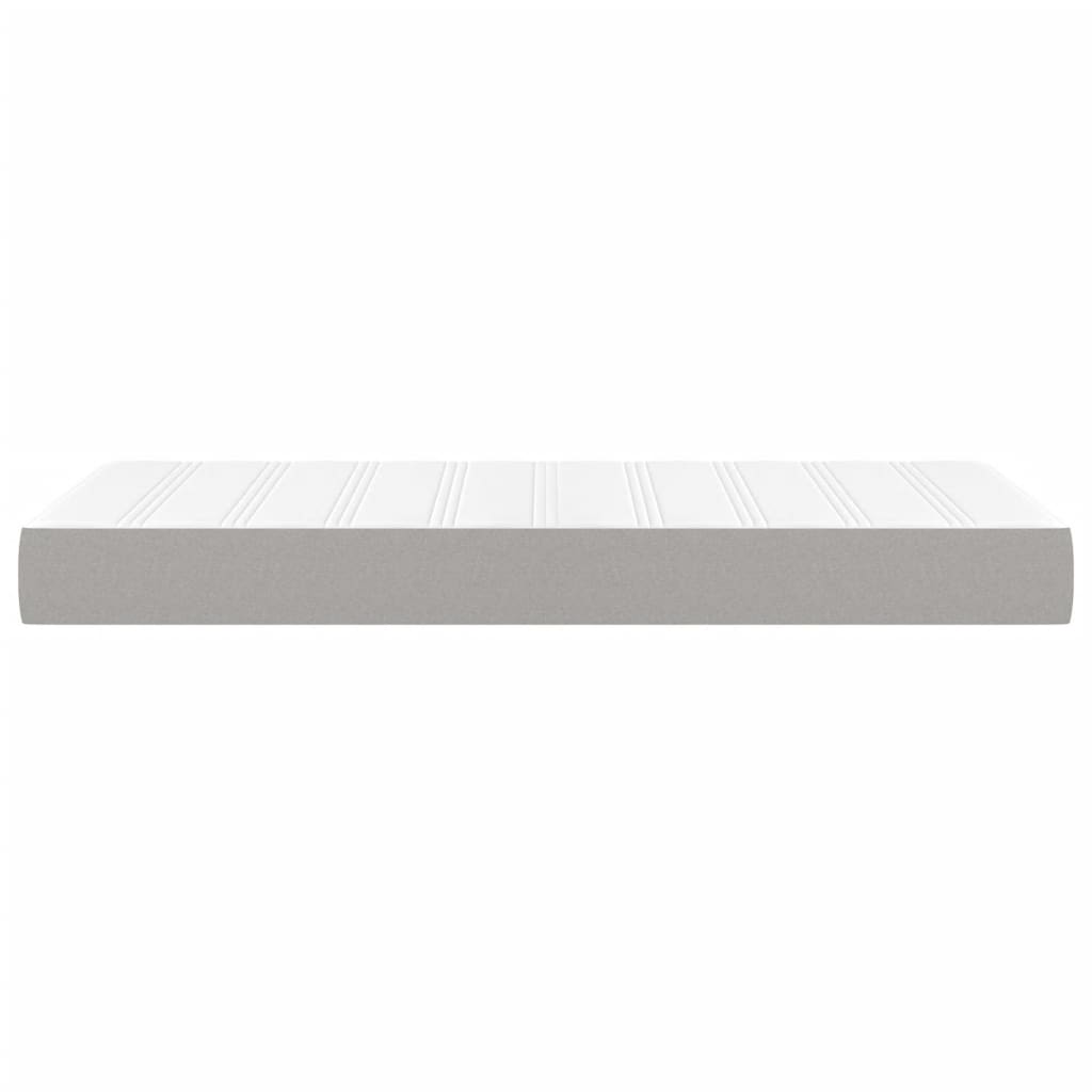 Matelas de lit à ressorts ensachés fermeté moyenne 100x203x20 cm tissu - XIOS