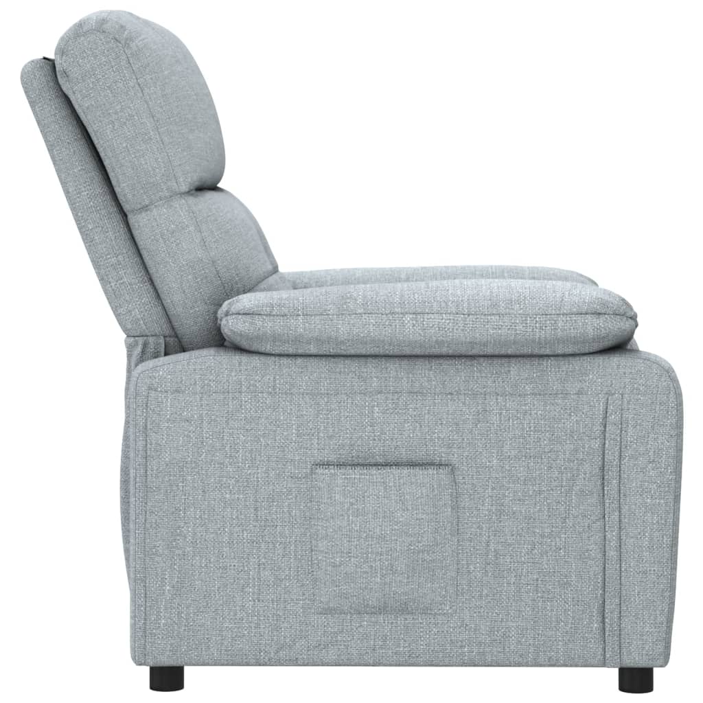 Fauteuil inclinable Gris clair Tissu - XIOS