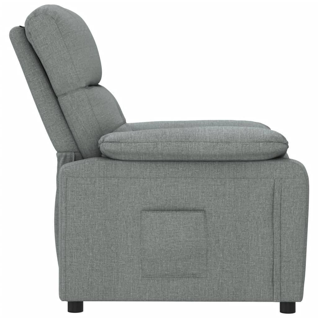 Fauteuil inclinable Gris foncé Tissu - XIOS