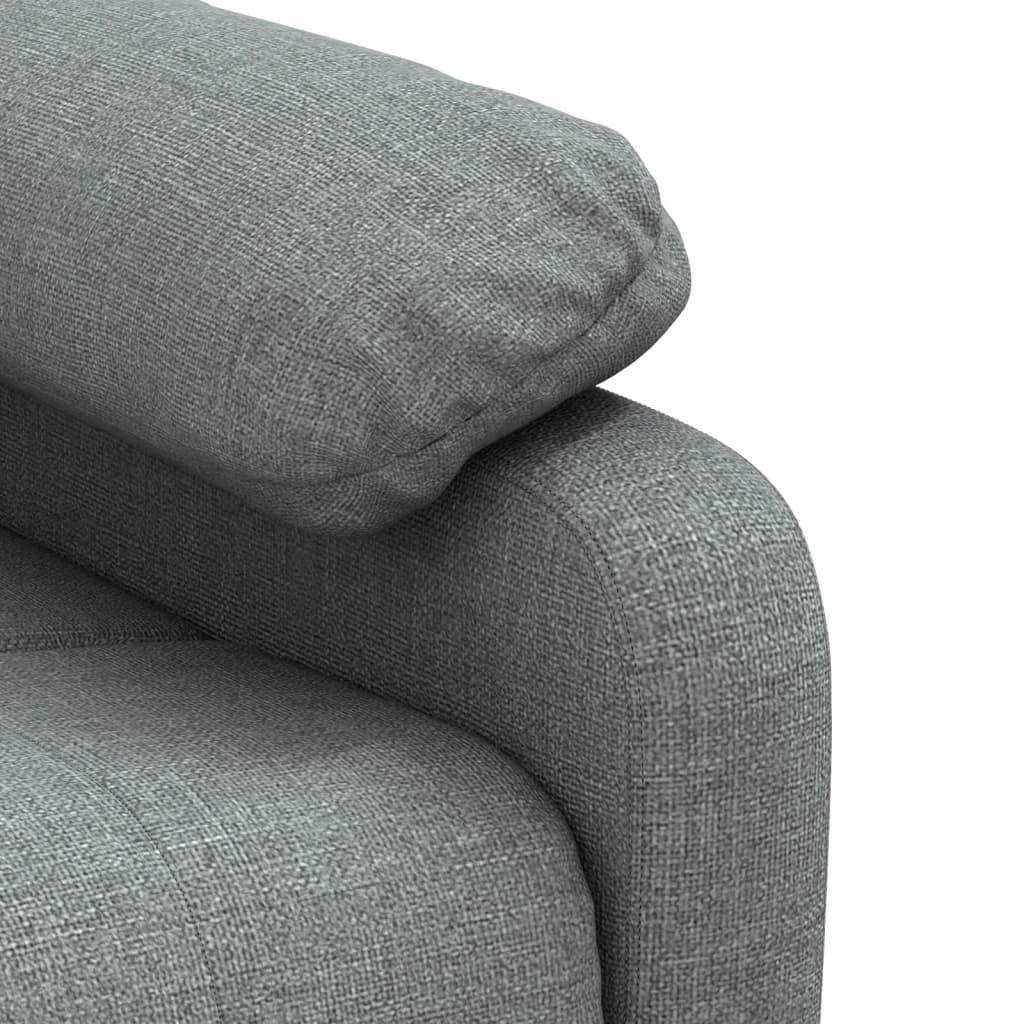 Fauteuil inclinable Gris foncé Tissu - XIOS
