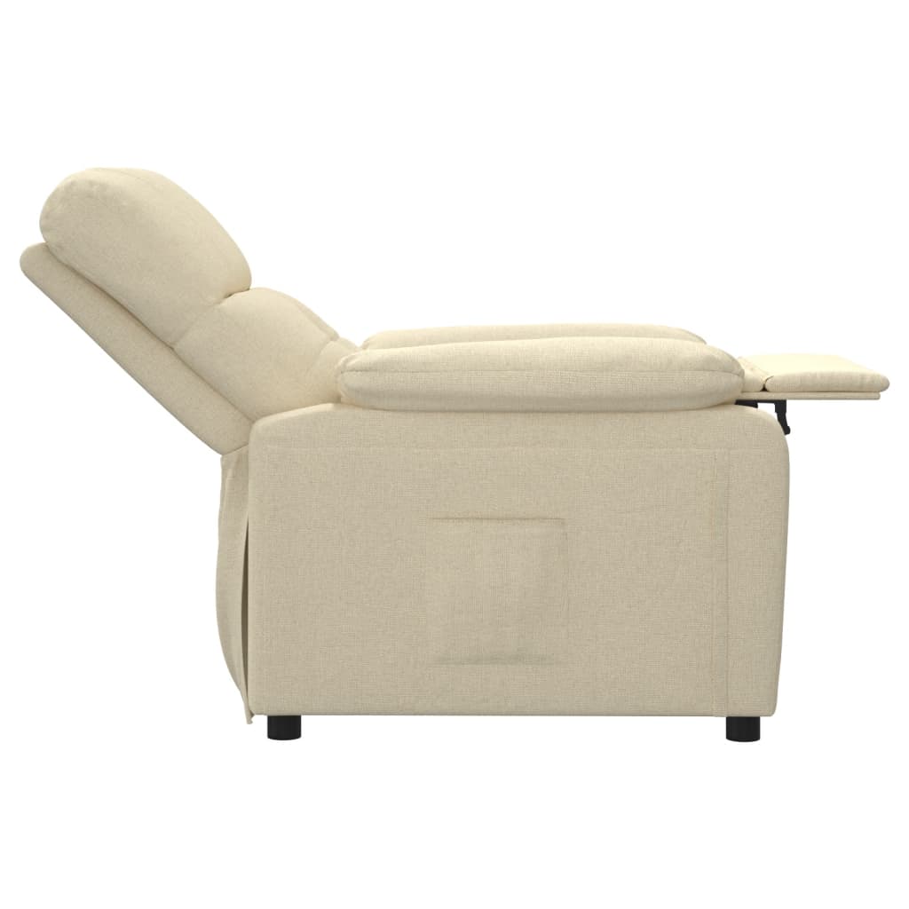 Fauteuil inclinable Crème Tissu - XIOS