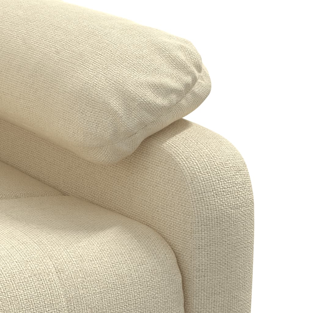 Fauteuil inclinable Crème Tissu - XIOS