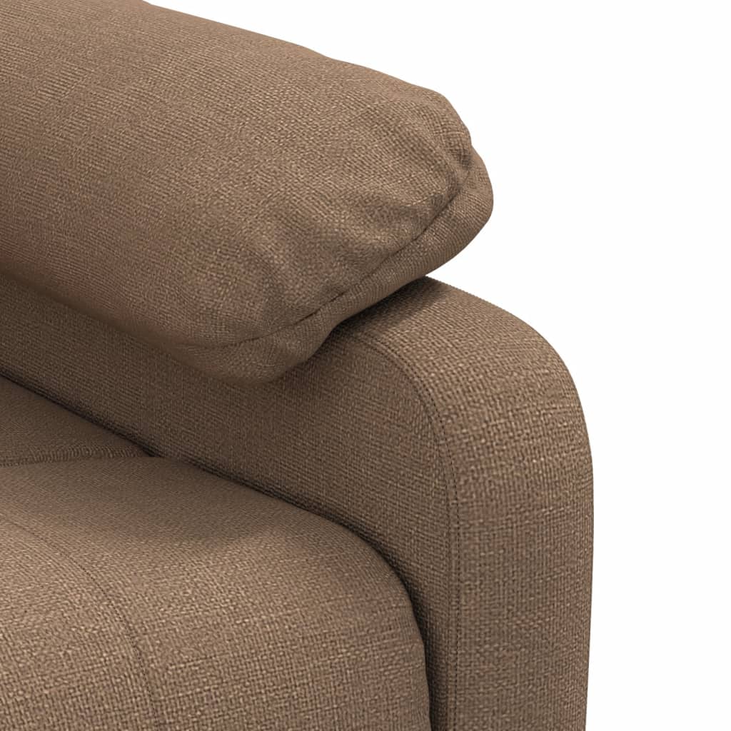 Fauteuil de massage Marron Tissu