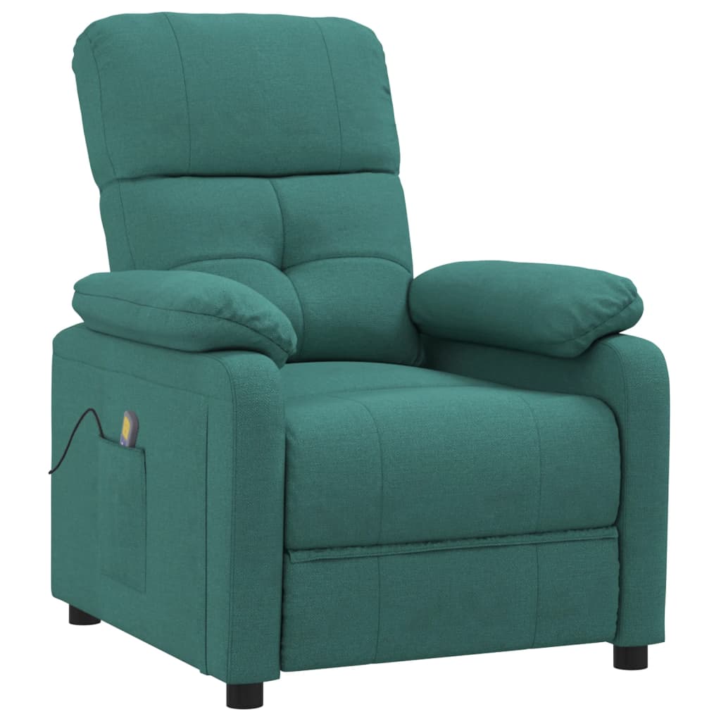 Fauteuil de massage Vert foncé Tissu - XIOS