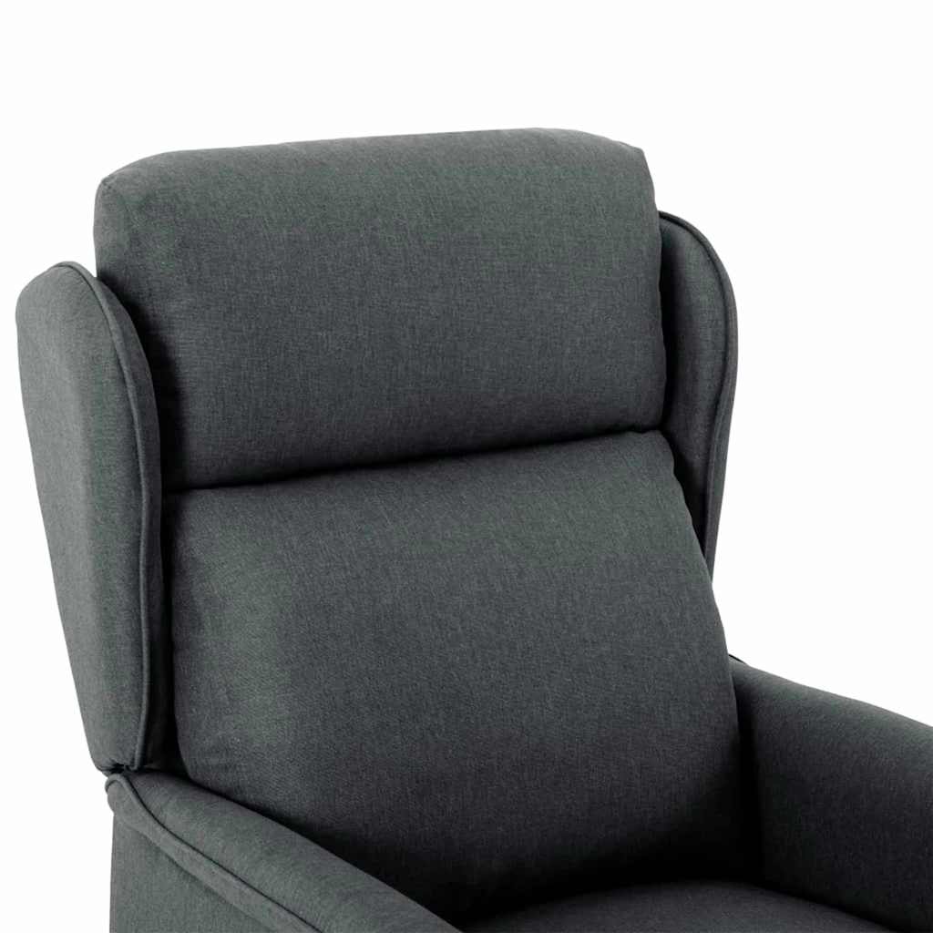 Chaise de massage en tissu gris foncé