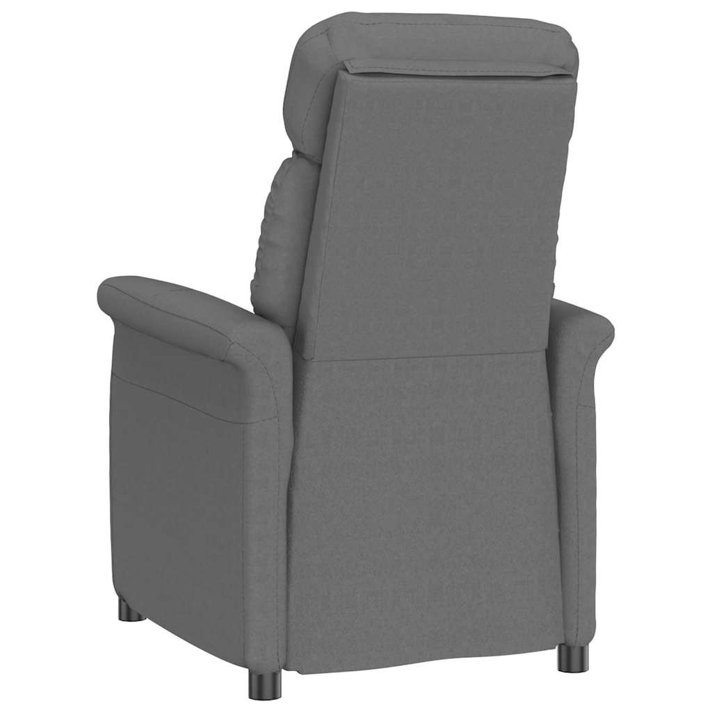 Fauteuil Relax Dark Grey Gris foncé 70.5 x 96.5 x 95 cm tissu - XIOS