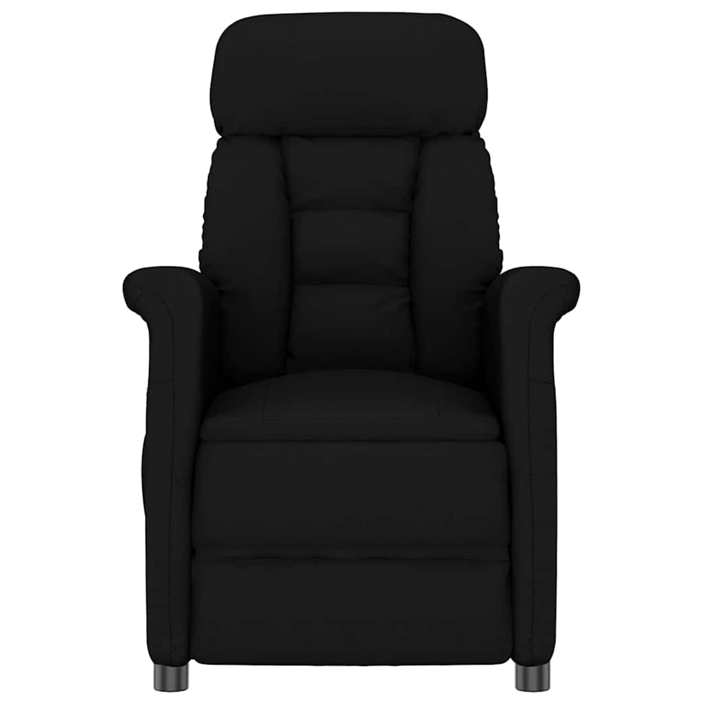 Fauteuil inclinable noir Noir 70.5 x 96.5 x 95 cm Faux cuir - XIOS