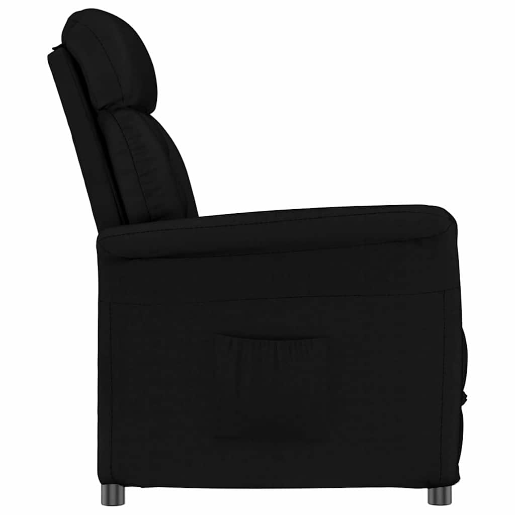 Fauteuil inclinable noir Noir 70.5 x 96.5 x 95 cm Faux cuir - XIOS