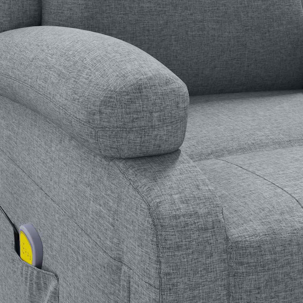 Fauteuil de massage Gris clair Tissu - XIOS