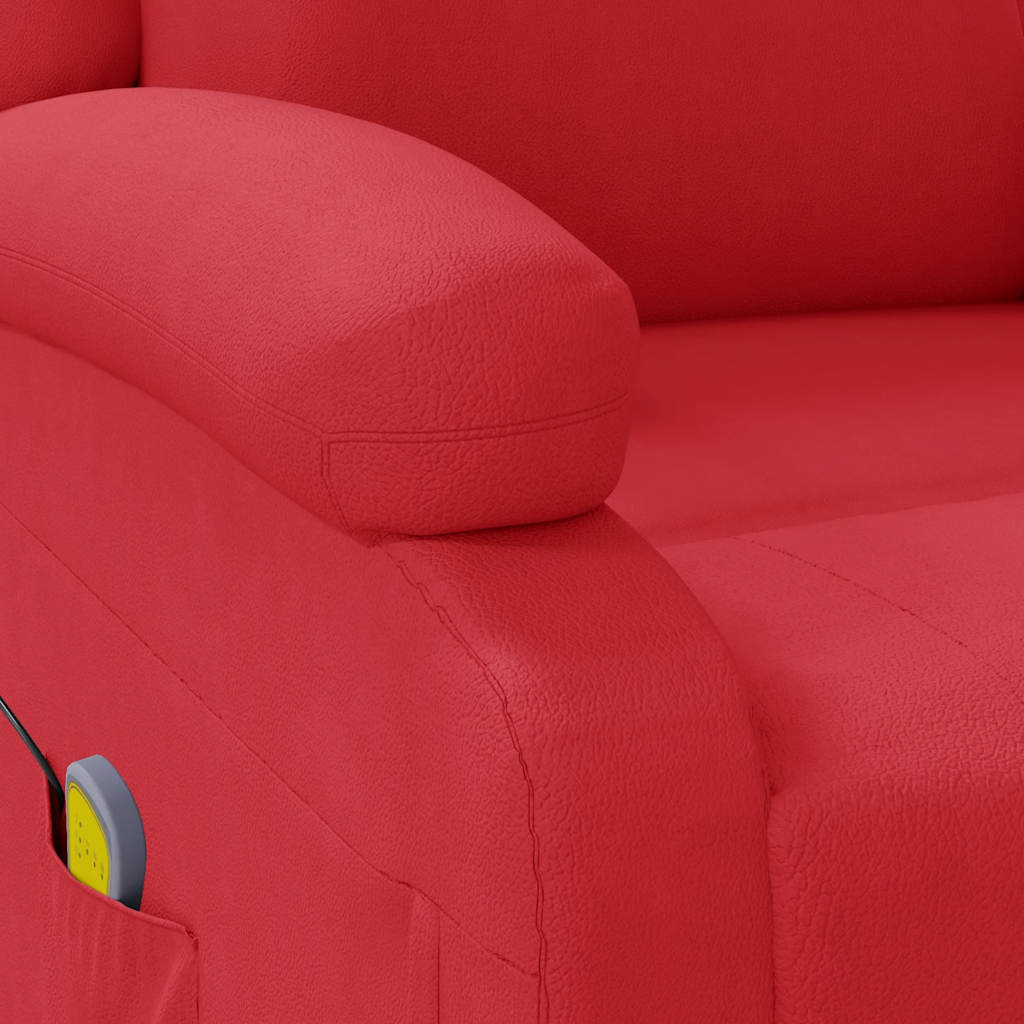 Fauteuil de massage Rouge Similicuir - XIOS
