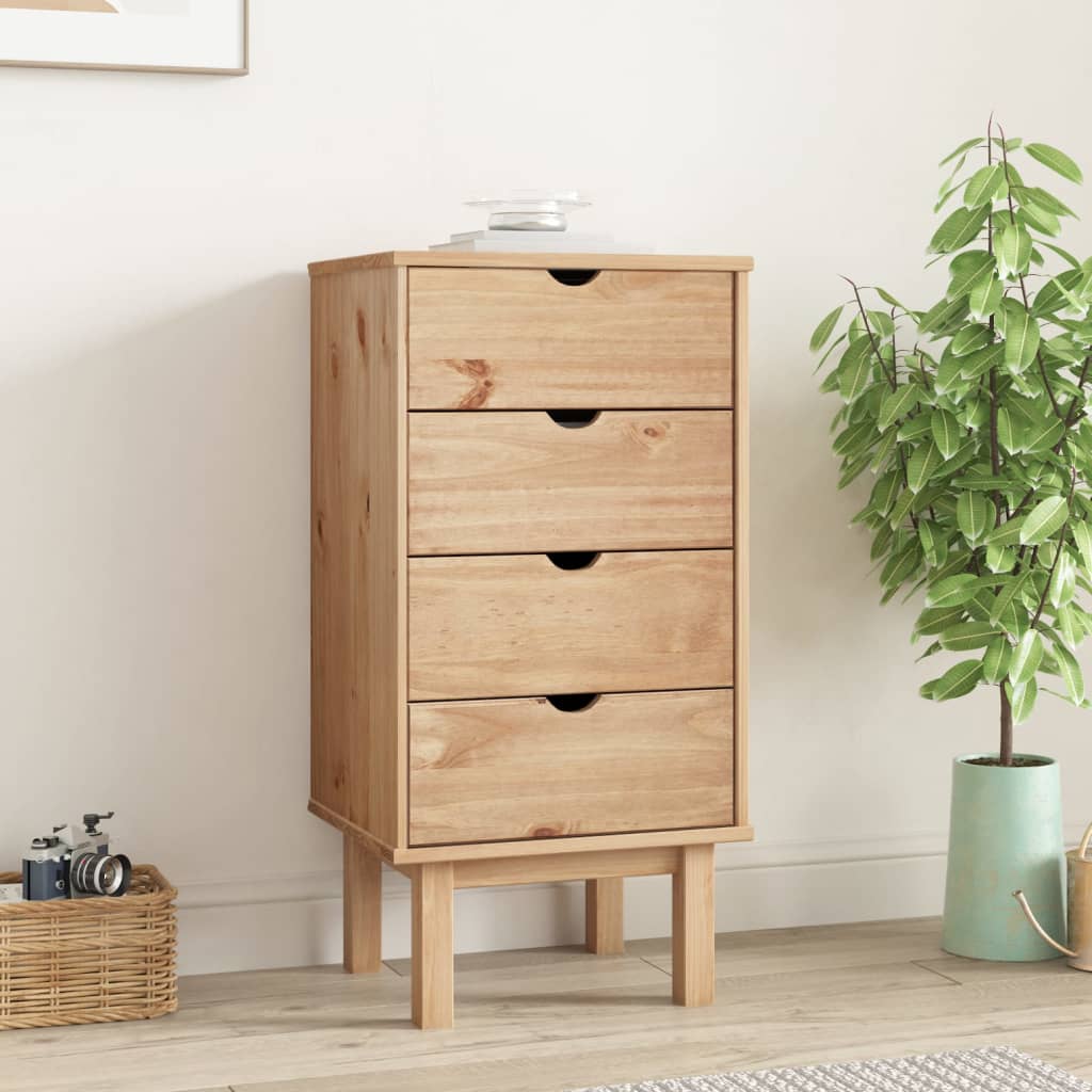 Commode OTTA 45x39x90 cm bois de pin massif - XIOS