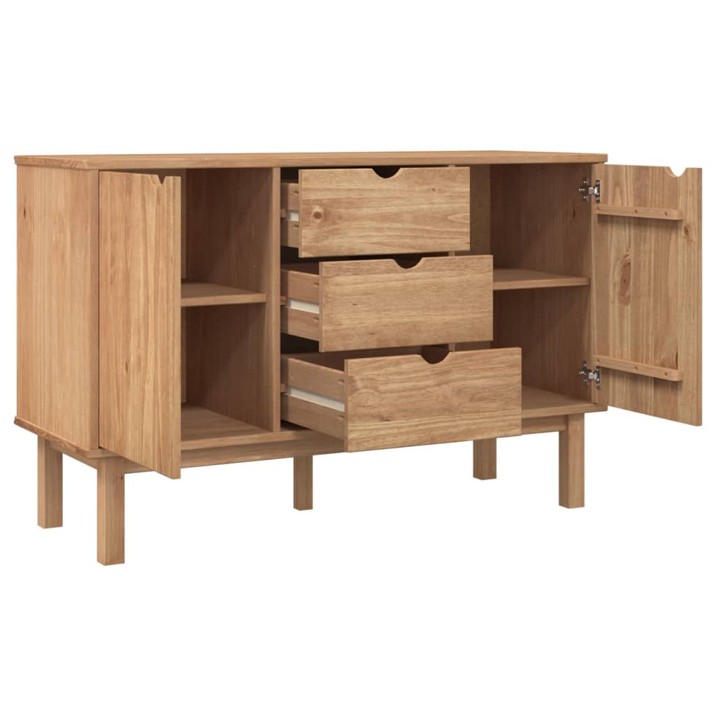 Buffet OTTA 113,5x43x73 cm Bois massif de pin - XIOS