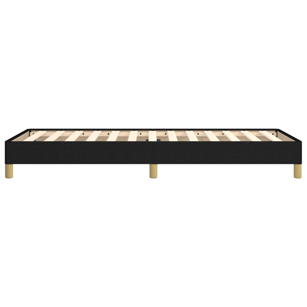 Cadre de lit sans matelas noir 80x200 cm tissu - XIOS