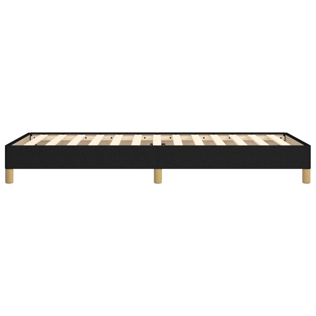 Cadre de lit sans matelas noir 100x200 cm tissu - XIOS