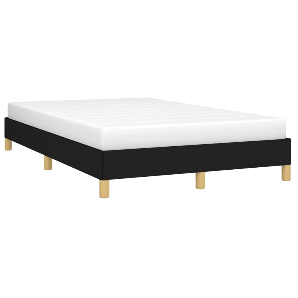 Cadre de lit sans matelas noir 120x200 cm tissu - XIOS