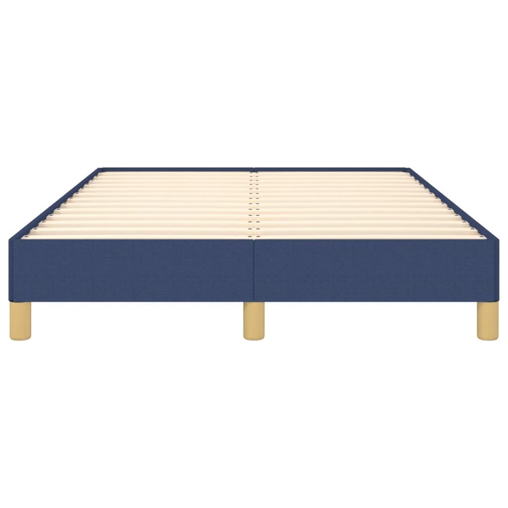 Cadre de lit sans matelas bleu 120x200 cm tissu - XIOS