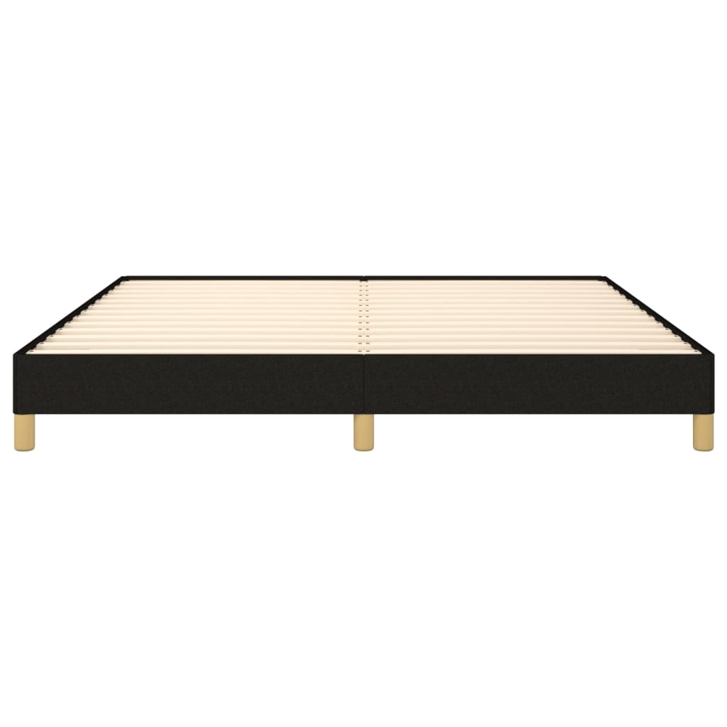 Cadre de lit sans matelas noir 180x200 cm tissu - XIOS