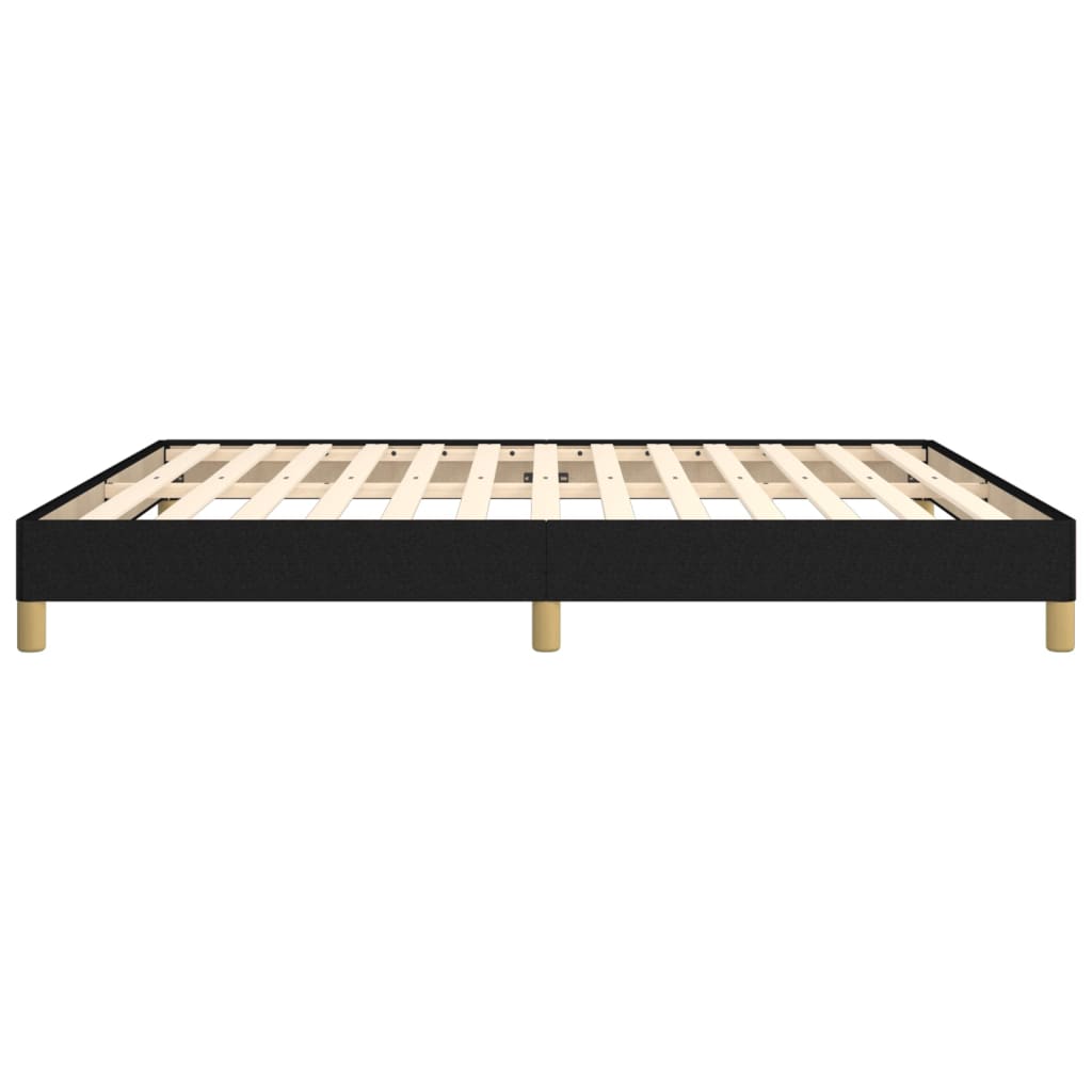 Cadre de lit sans matelas noir 180x200 cm tissu - XIOS