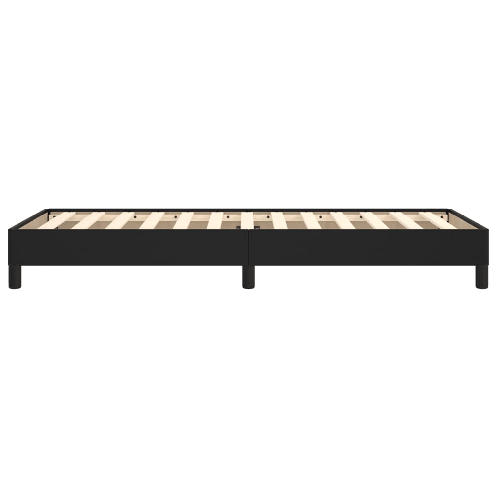 Cadre de lit sans matelas noir 80x200 cm similicuir - XIOS