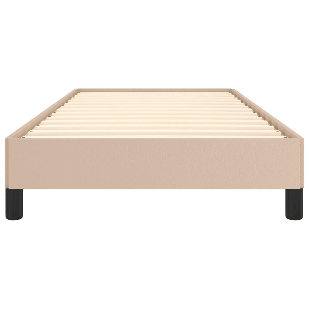 Cadre de lit sans matelas cappuccino 80x200 cm similicuir - XIOS