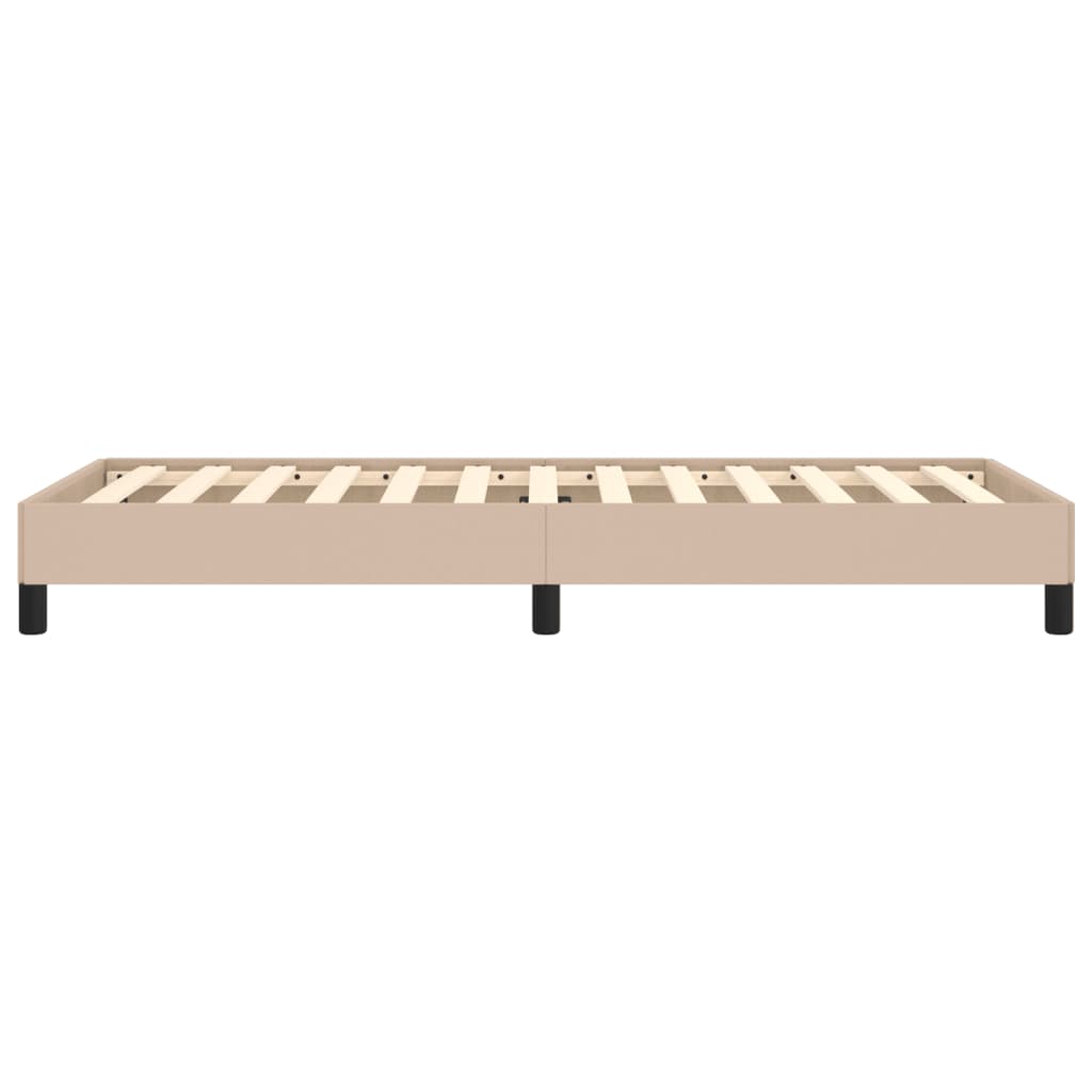 Cadre de lit sans matelas cappuccino 80x200 cm similicuir - XIOS