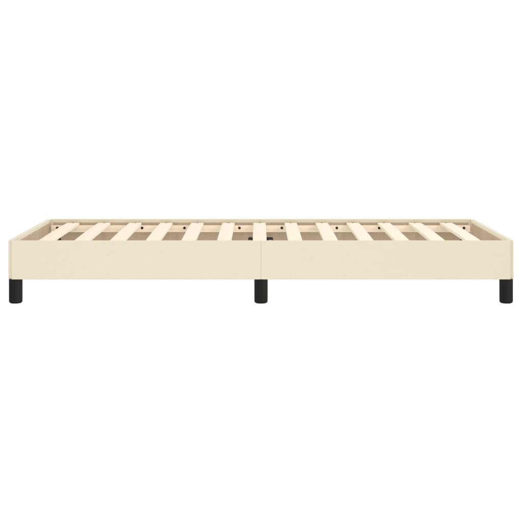 Cadre de lit sans matelas crème 90x190 cm similicuir - XIOS