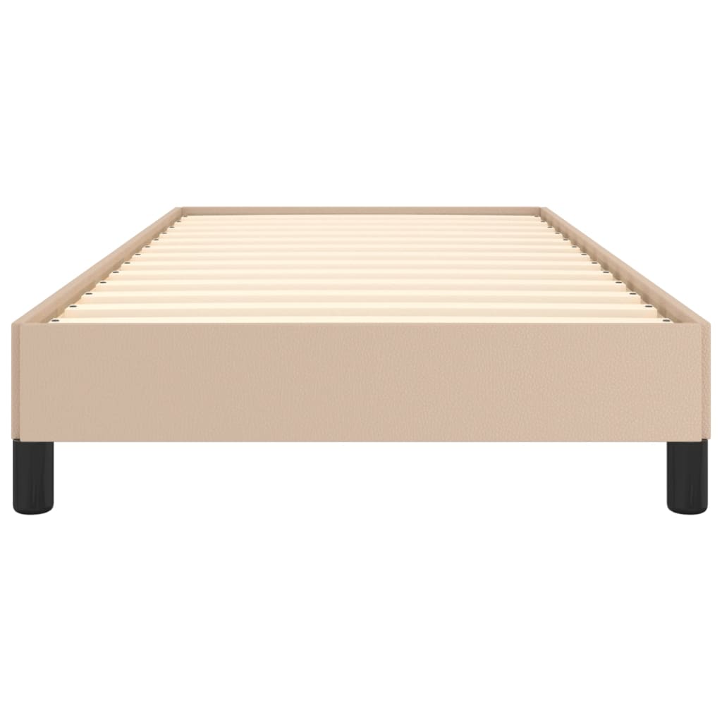 Cadre de lit sans matelas cappuccino 90x190 cm similicuir - XIOS