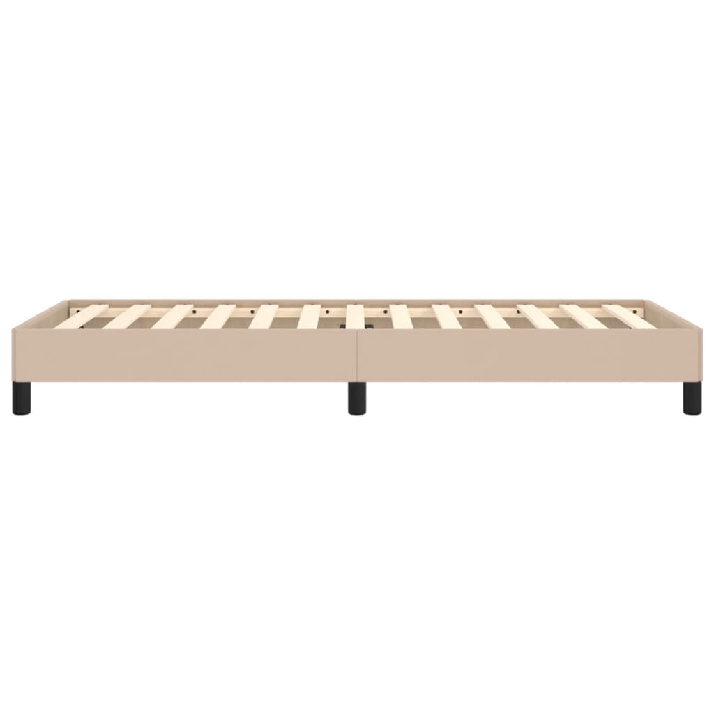 Cadre de lit sans matelas cappuccino 90x190 cm similicuir - XIOS