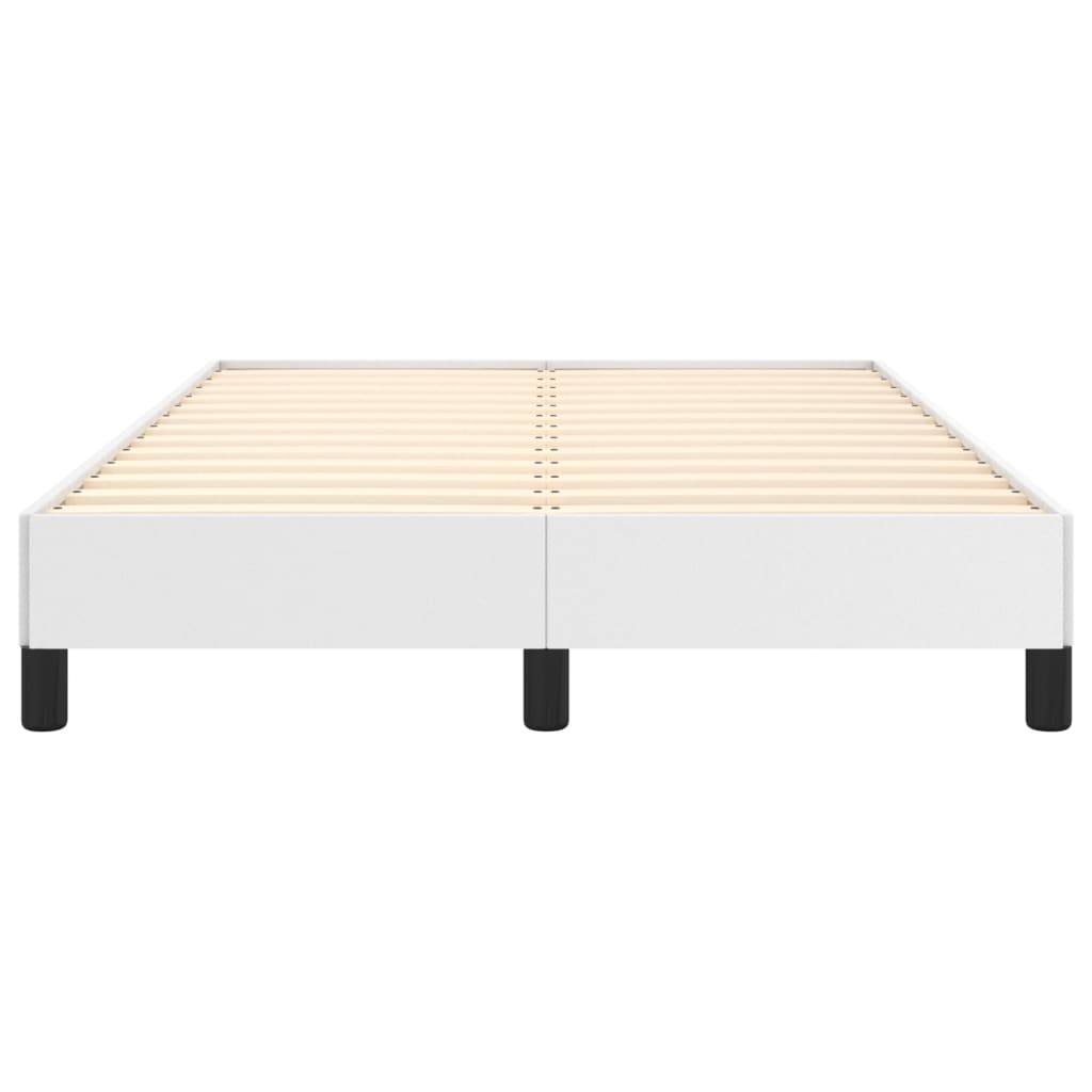 Cadre de lit sans matelas blanc 120x200 cm similicuir - XIOS