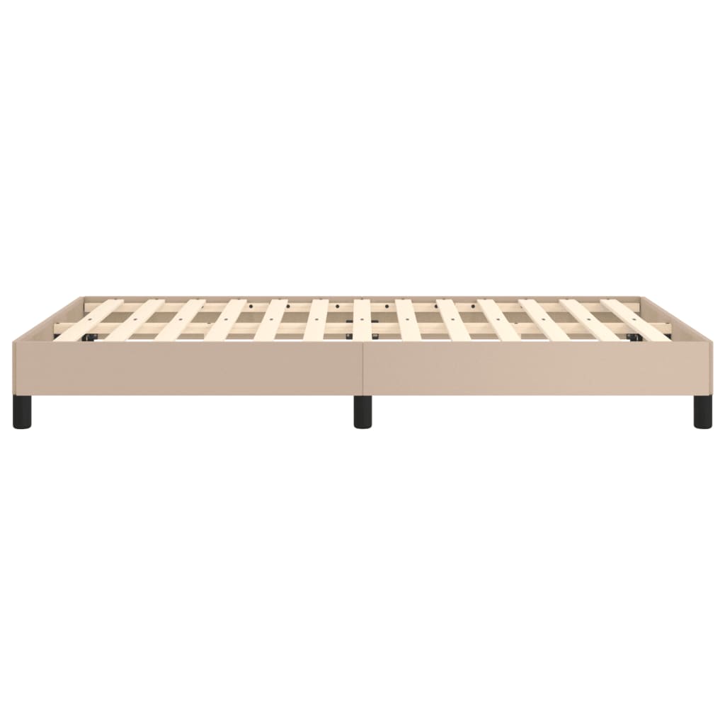 Cadre de lit sans matelas cappuccino 120x200 cm similicuir - XIOS