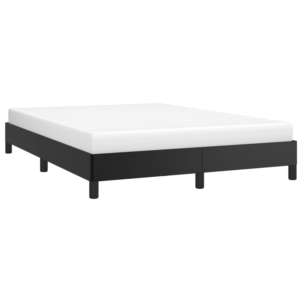 Cadre de lit sans matelas noir 140x190 cm similicuir - XIOS