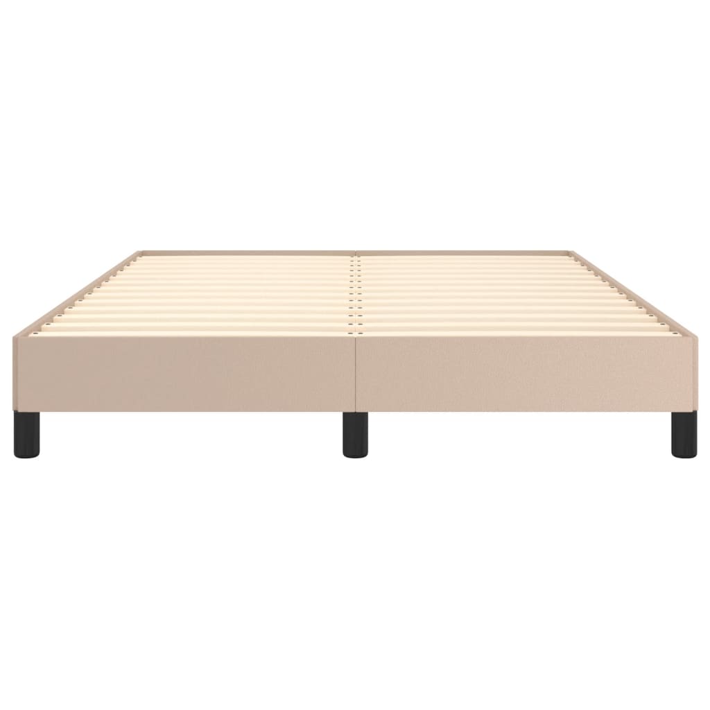 Cadre de lit sans matelas cappuccino 140x190 cm similicuir - XIOS
